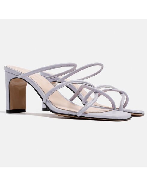 Sabot Just Like Me in pelle lilla