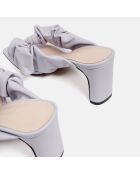 Sabot in pelle lilla Oh Sheila