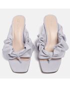 Sabot in pelle lilla Oh Sheila
