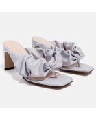 Sabot in pelle lilla Oh Sheila