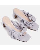 Sabot in pelle lilla Oh Sheila