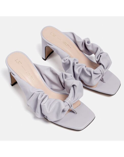 Sabot in pelle lilla Oh Sheila