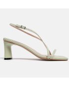 Escarpins en Cuir That Hill vert pâle