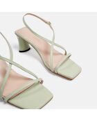 Escarpins en Cuir That Hill vert pâle