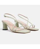 Escarpins en Cuir That Hill vert pâle