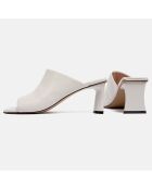 Mules en Cuir You Want This blancs