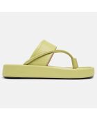 Sandali I'M So Excited in pelle verde chiaro