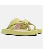 Sandali I'M So Excited in pelle verde chiaro