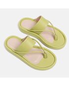 Sandali I'M So Excited in pelle verde chiaro