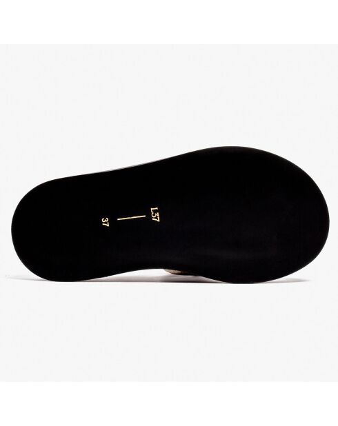 Sandalias Sunshine Reggae de piel negra