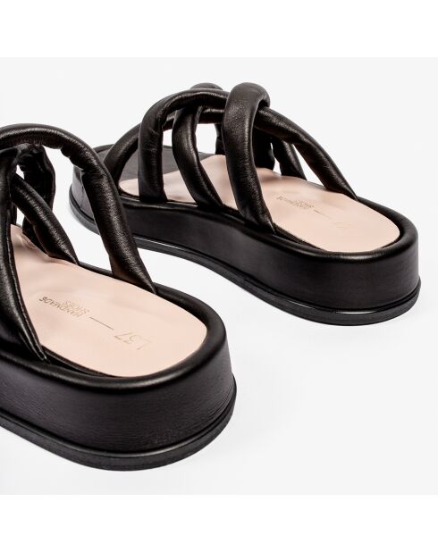 Sandalias Sunshine Reggae de piel negra