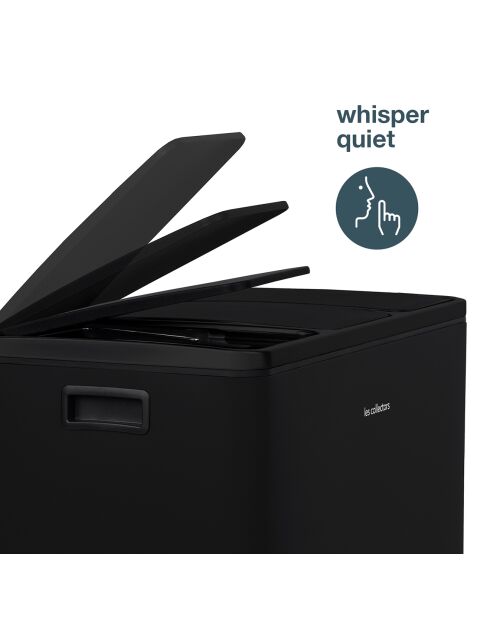 Zwarte pedaalsorteerbak - 3x18L