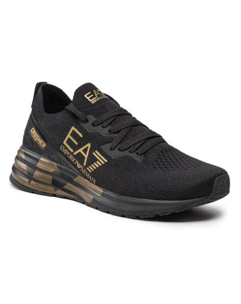 Sneakers noir/doré