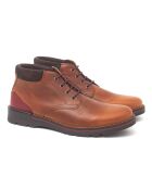 Boots en Cuir cognac