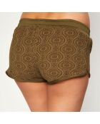 Short de bain Night vert kaki