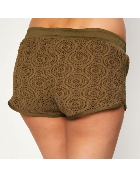Short de bain Night vert kaki