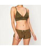 Short de bain Night vert kaki