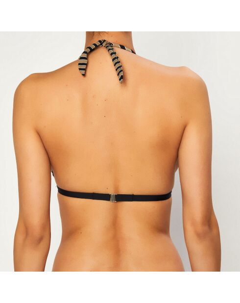 Haut de Maillot de bain Circus à rayures noir