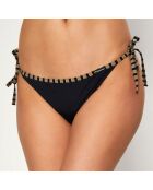 Bas de maillot de bain Fun Circus à rayures noir/beige