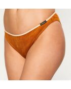 Bas de maillot de bain Armel marron/beige