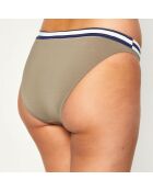 Bas de maillot de bain Hop taupe/bleu marine