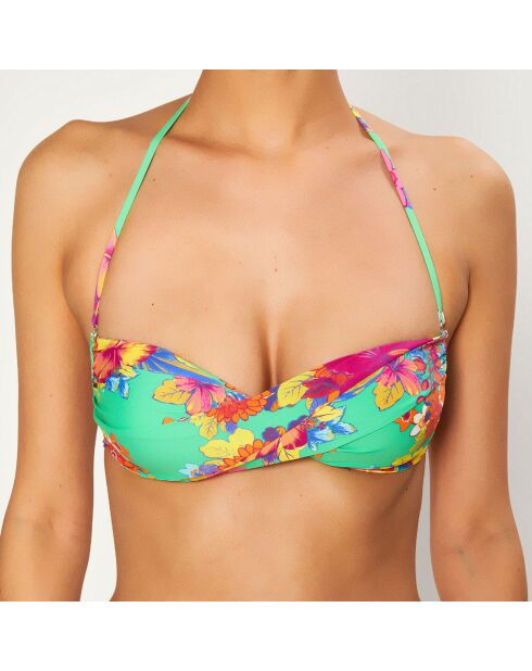 Haut de Maillot de bain Luz imprimé multicoclore