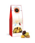 Etui biscuits macarons assortis 120 gr