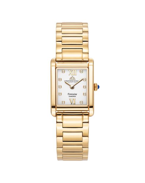 Montre Femme Quartz en Acier Fontaine dorée