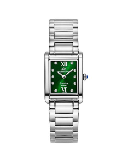 Montre Femme Quartz en Acier Fontaine argentée