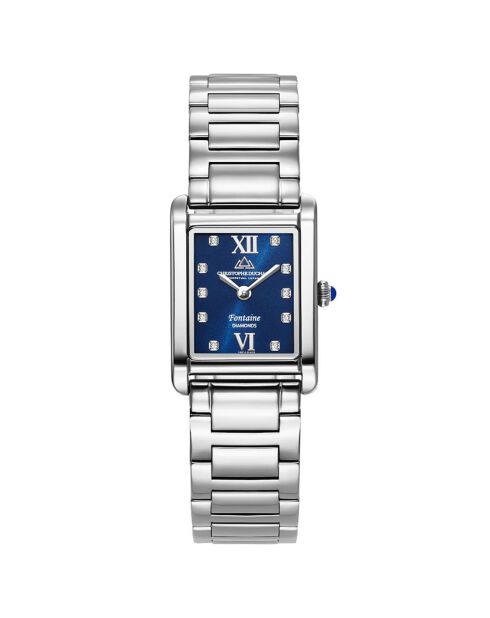 Montre Femme Quartz en Acier Fontaine argentée