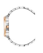 Montre Homme Quartz en Acier L'Envie argenté/rose doré