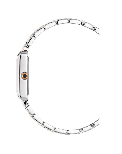 Montre Femme Quartz en Acier Fontaine argenté/rose doré
