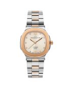 Montre Femme Quartz en Acier L'Envie argenté/rose doré