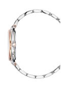 Montre Femme Quartz en Acier Etoile argenté/rose doré