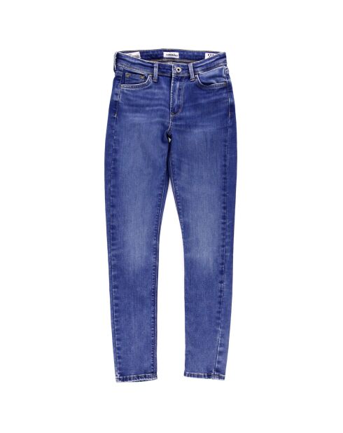Jean en Toile de coton extensible Pixlette skinny fit taille haute bleu