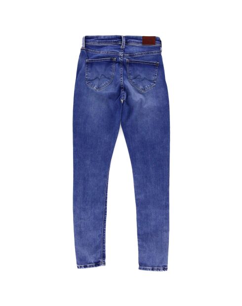 Jean en Toile de coton extensible Pixlette skinny fit taille haute bleu