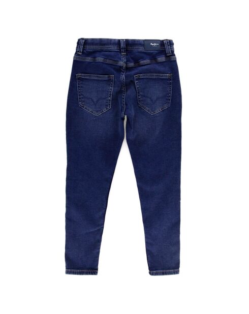 Jean en Toile de coton Archie coupe décontractée bleu brut