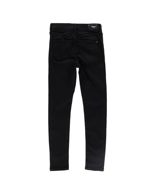 Jean en Toile de coton extensible Pixlette skinny fit taille haute noir