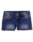 Short en Jean mini Foxtail bleu brut