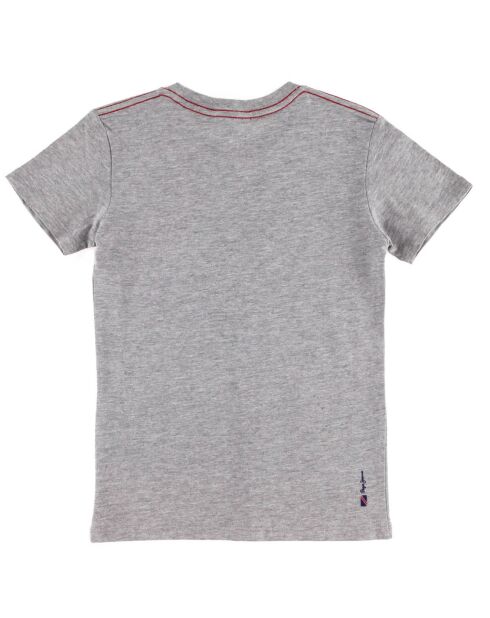 T-Shirt en Coton Drapeau Carlton gris chiné