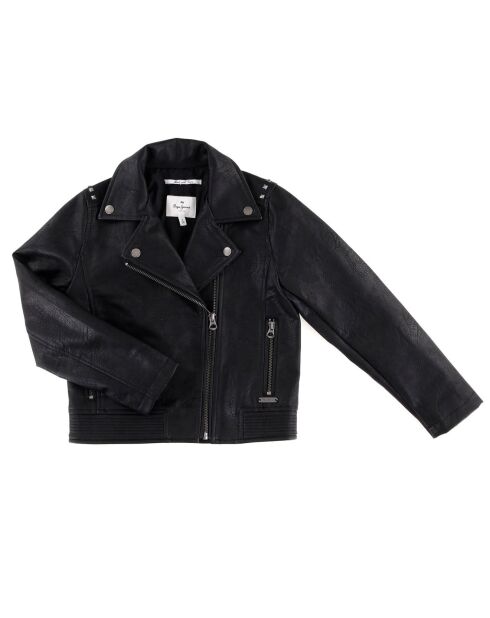 Perfecto Finley en Similicuir à clous noir