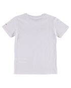 T-Shirt en Coton Celio à logo peinture blanc