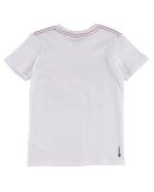 T-Shirt en Coton Drapeau Carlton blanc