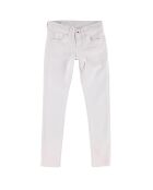 Jean en Toile de coton extensible Pixlette skinny blanc