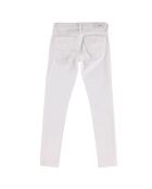 Jean en Toile de coton extensible Pixlette skinny blanc