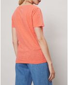 T-Shirt Soupir orange corail