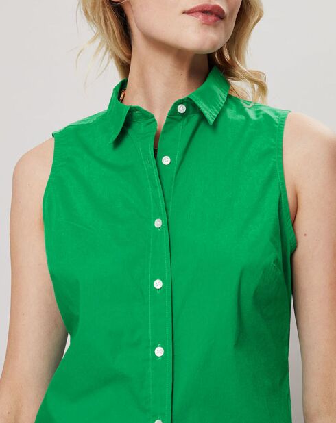 Chemise Weston Stretch verte