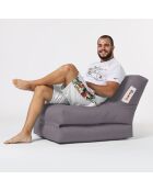 Pouf Siesta gris - 55x40x40 cm