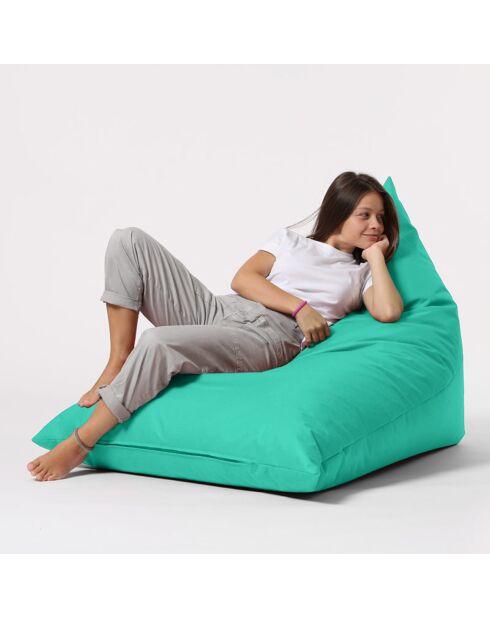 Pouf Pyramid turquoise - 145x35x90 cm