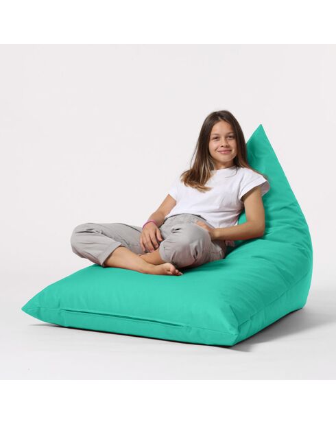 Pouf Pyramid turquoise - 145x35x90 cm